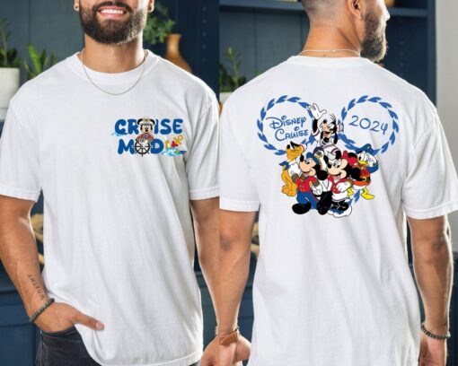 Mickey And Minnie Cruise Mode Shirt, Couples Disney Cruisin' Shirt