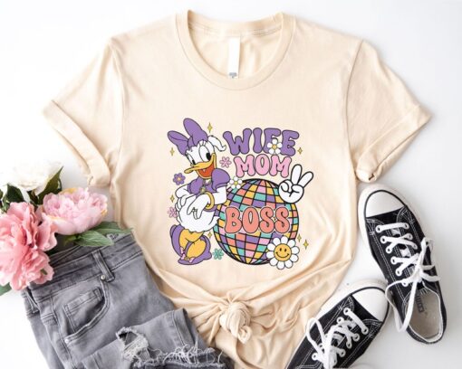 Disney Daisy Wife Mom Boss Shirt, Wife Mom Boss Shirt, Daisy Mom Shirt