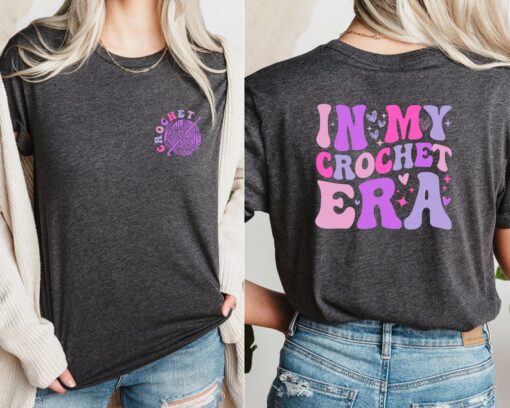 In My Crochet Era Shirt, Crochet Lover Shirt, Knitting Shirt