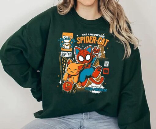 The Ameowzing Spider Cat Shirt | The Spider-Verse T-Shirt | Marvel Com