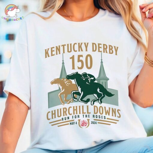 Kentucky Derby Churchill Downs 2024 Shirt, Run For The Roses Tee