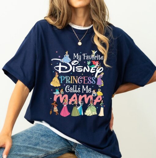 My Favorite Princess Call Me Mama Shirt, Disney Princess Mom Shirt