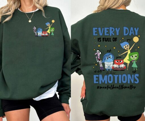 Inside Out It's Okay To Feel All The Feels Sweatshirt