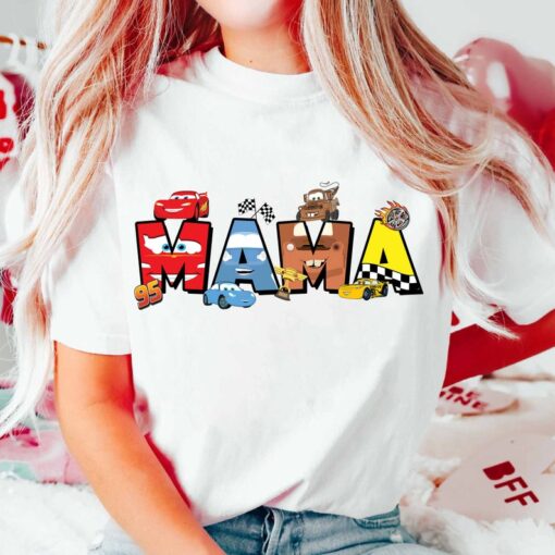 Disnyye Cars Movie Mama Shirt, McQueenn Shirt, Disnyye Mother's Day