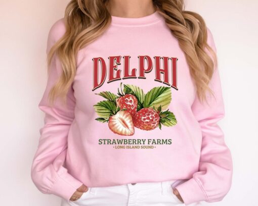 Delphi Strawberry Farms Shirt, Book Lover Graphic Shirt