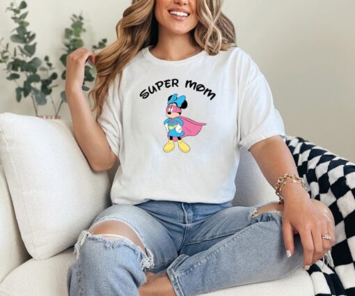 Minnie Mom Shirt, Disney Mama Shirt, Minnie Super Mom Shirt