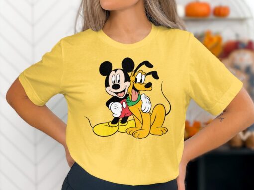 Disney Shirt, Mickey and Friends Minnie Donald Daisy Goofy Pluto Shirt