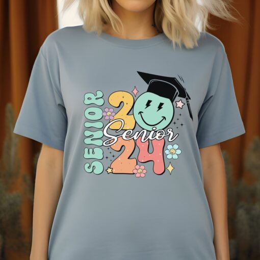Senior 2024 Shirt, Class of 2024 Shirt, Retro Senior Hoodie