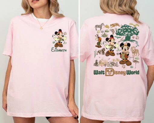 Disney Mickey Animal Kingdom Shirt, Disney Minnie Safari Trip Shirt