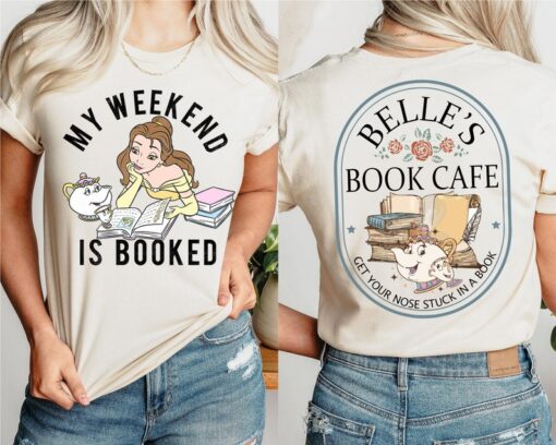 Belle's Book Cafe Shirt, Princess Belle's Book Shop Tee