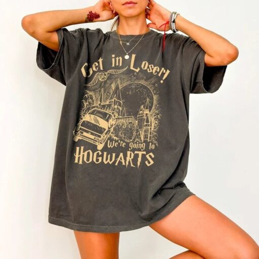 Get In Loser we're going to shirt, Wizard Shirt, Bookworm Shirt