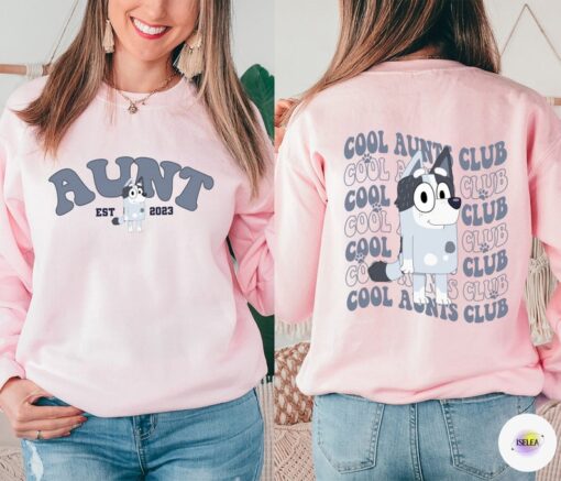 Aunt Trixie Cool Club Shirt | Bluey Auntie Shirt, Bluey Family Shirt