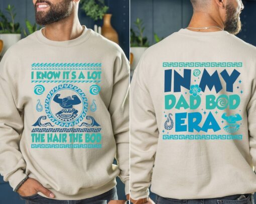 In My Dad Bod Era T-shirt, Disney Moana Maui Father's Day Tee
