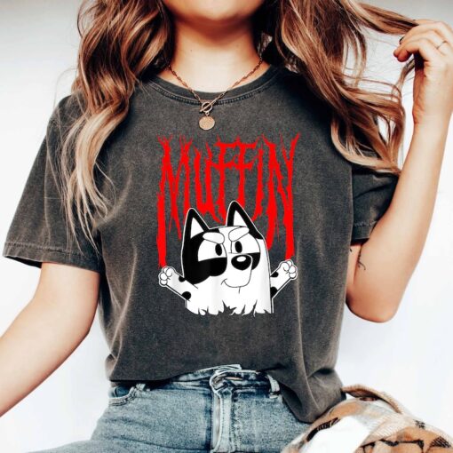 Bluyye Muffin Metal Shirt, Muffin Emotions Shirt, Muffin Heeler