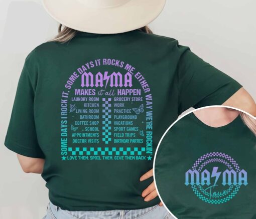 The Mama Tour Shirt, Comfort Colors Motherhood Shirt