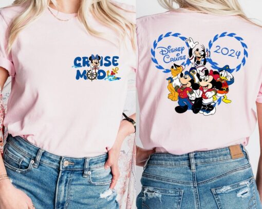 Mickey And Minnie Cruise Mode Shirt, Couples Disney Cruisin' Shirt