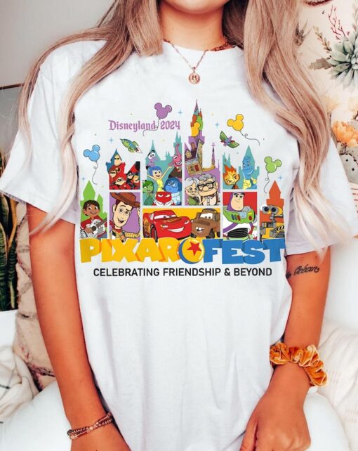 Disneyland Castle Pixar Fest 2024 Shirt