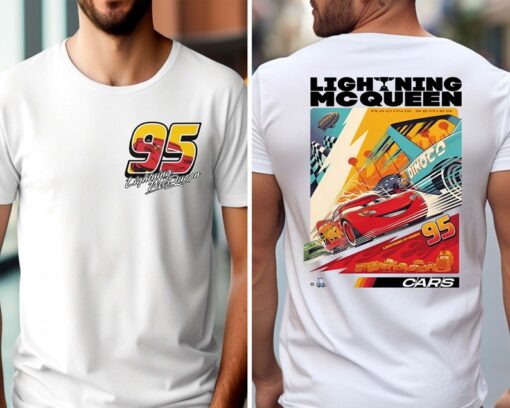 Lightning McQueen Shirt, Piston Cup Champion Shirt, Disney Cars Tee