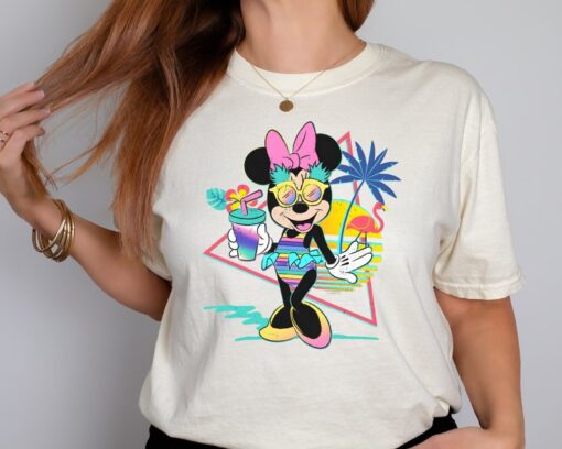 Disney Minnie Mouse Summer Shirt, Disneyland Minnie Beach Shirt