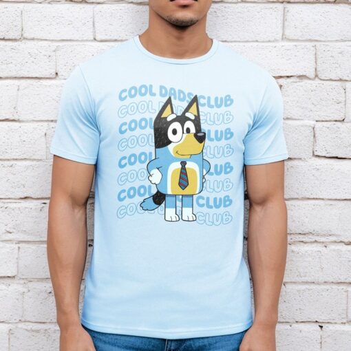 Blue Cool Dads Club T-Shirt, Blue Father's Day Shirt