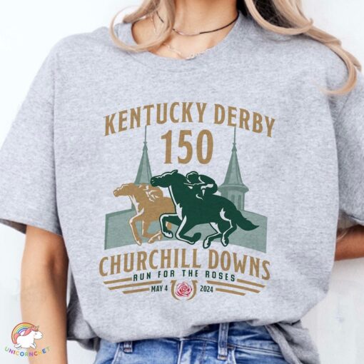 Kentucky Derby Churchill Downs 2024 Shirt, Run For The Roses Tee