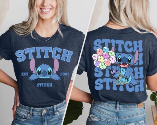 Disney Stitch Est. 2002 Shirt, Stitch T Shirt, Cute Stitch Tee