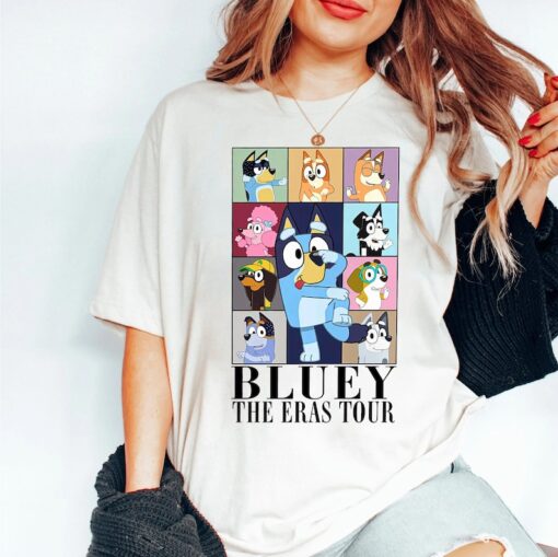 Bluey The Eras Tour Shirt, Bluey Family Shirt, Bluey Eras Tour Shirt