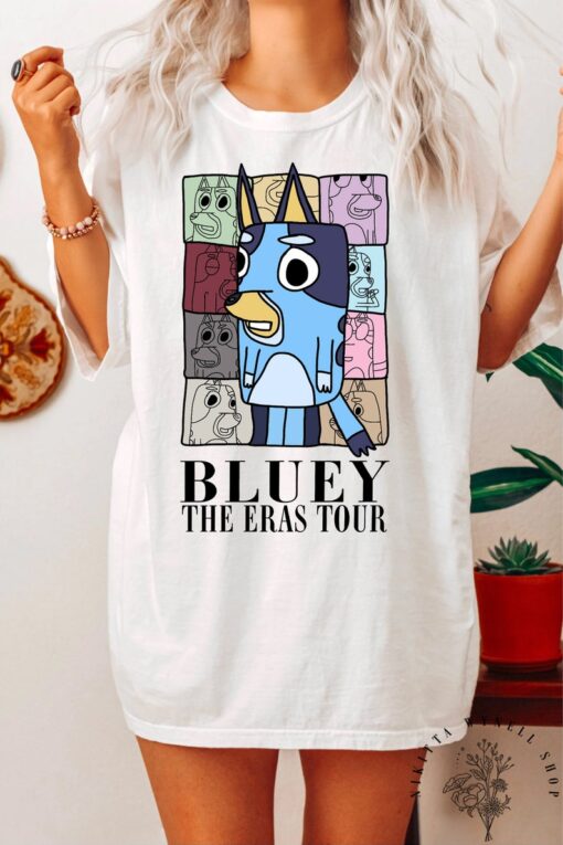 Bluey Eras Tour Shirt, Bluey Family Shirt, Bluey The Eras Tour Shirt