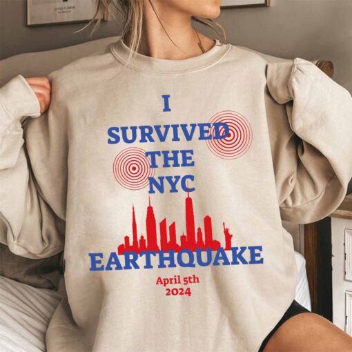 2024 New York City Earthquake shirt, I Survived the NYC Earthquake Tee