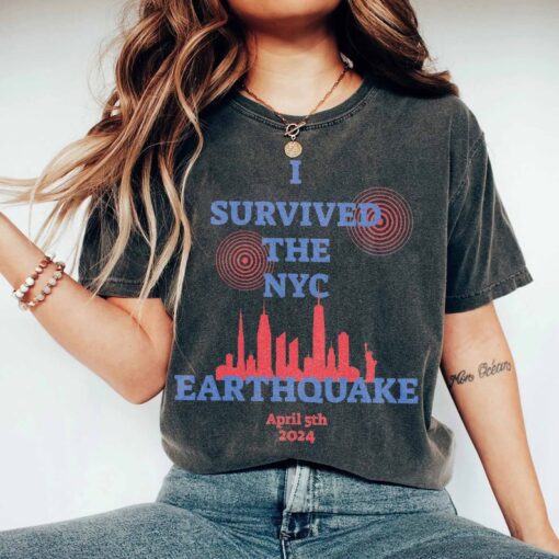 2024 New York City Earthquake shirt, I Survived the NYC Earthquake Tee