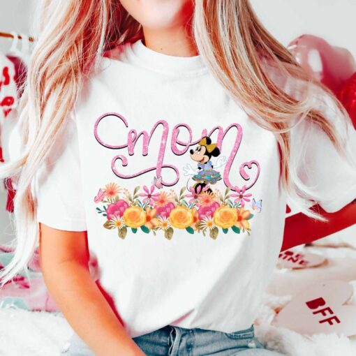 Wildflower Disnyye Mom Shirt, Disnyye Mama Shirt, Mama Shirt