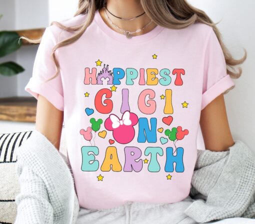 Happiest GIGI On Earth Shirt, Mom Squad Disney Shirts