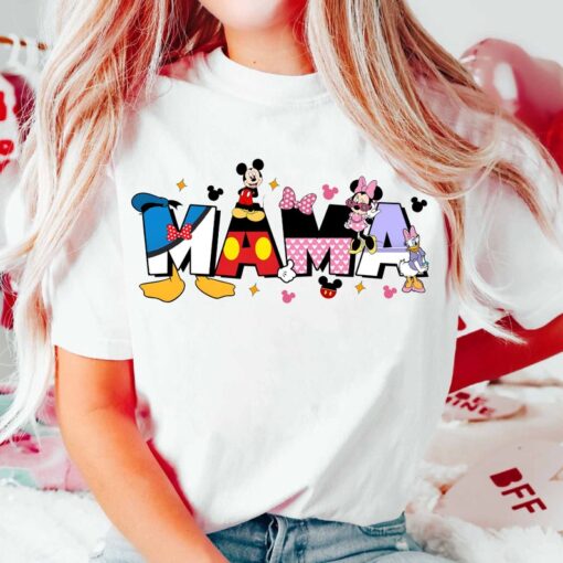 Mickyee Mouse Mama Shirt, Disnyye Mama Shirt, Mama Shirt