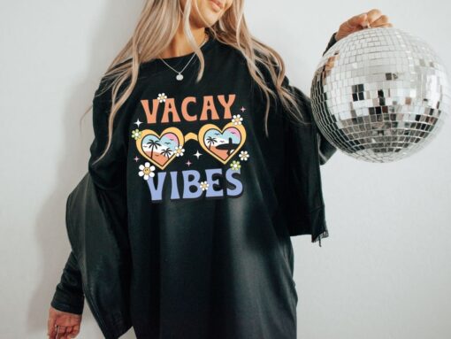 Vacay Vibes Mode Shirt, Vacation Shirt, Vacay Mode, Camping Shirt