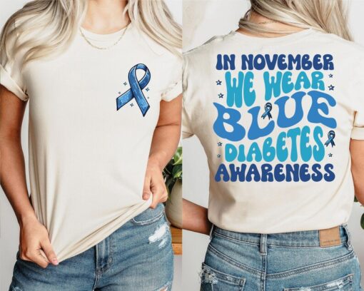 In November We Wear Blue Shirt, Diabetes Awareness Shirt