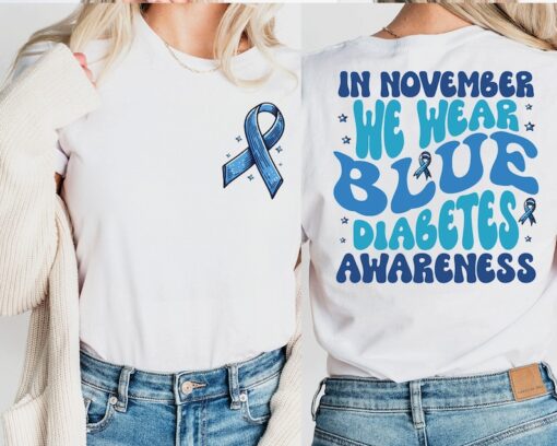 In November We Wear Blue Shirt, Diabetes Awareness Shirt