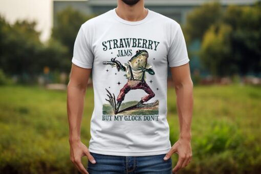 Strawberry Jams But My Glock Don't T-Shirt