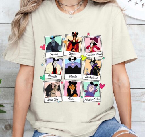 Retro 90s Disney Villains Bad Girls Bad Guys Shirt