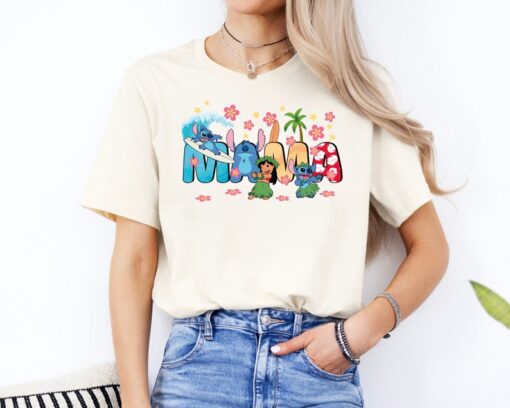Stitch and Lilo Mama Shirt, Disney Mama Shirt, Disneyland Mom Shirt