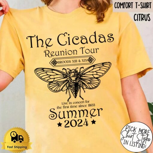 Cicada Shirt 2024 Cicada Emergence Unisex Jersey Short Sleeve Tee