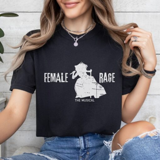 TTPD Merch T-Shirt Female Rage The Musical Shirt Ttpd Girls Shirt