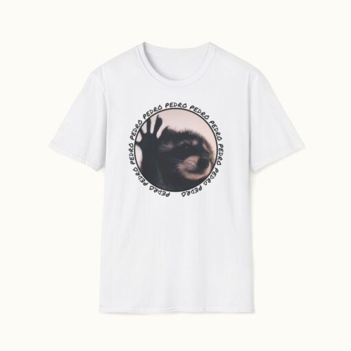 Pedro Raccoon Unisex Meme T-Shirt, Stylish Viral Animal Tee