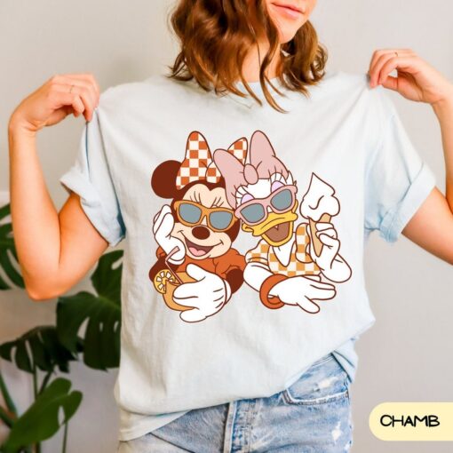 Disney Minnie Daisy Summer Comfort Colors T-Shirt, Disney Summer Shirt