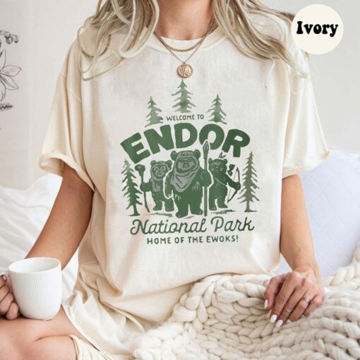 Disney Star Wars Endor National Park Ewoks Retro Shirt