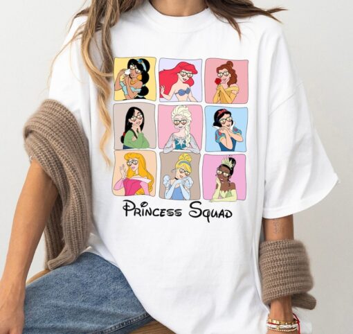 Vintage Disney Princess Characters Group Shirt