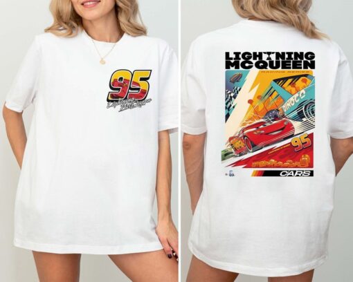 Lightning McQueen Shirt, Piston Cup Champion Shirt, Disney Cars Tee