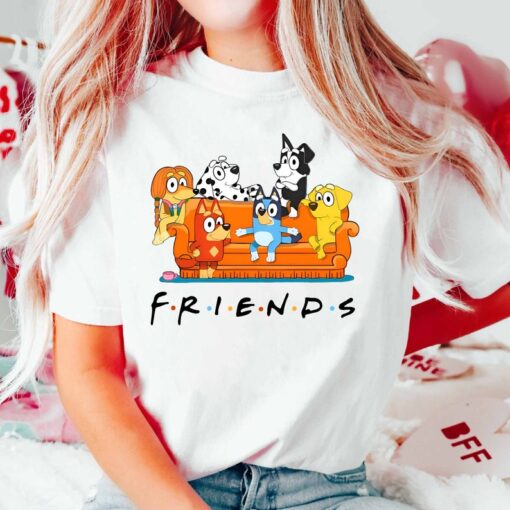 Bluyye Dog And Friends Shirt, Cartoon Bluyye Dog Inspired Shirt