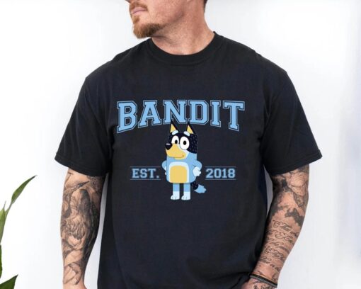 Bandit Heeler EST 2018 Shirt, Bluey Dad Shirt