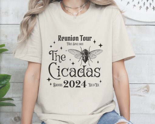Retro Cicada Emergence Shirt, 2024 Cicadas Reunion Tour Tee