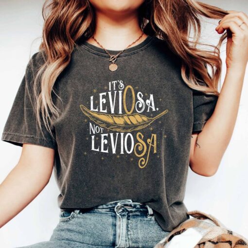 It's Leviosa Not Leviosa Shirt, Wizard Wand Shirt